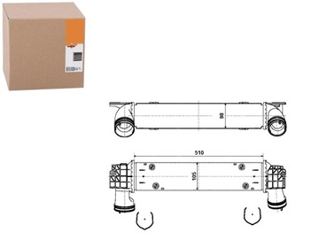 Інтеркулер BMW E81 82 90 91 X1 2,0 D NRF