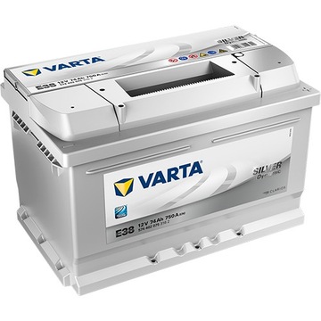 Акумулятор Varta Silver E38 74Ah 750a