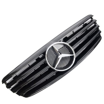 GRILL MERCEDES W211 02-06 CZARNY POŁSYK AMG OPTIK