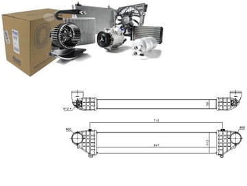 Інтеркулер VOLVO V50 T5 (MW)