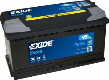 Akumulator Exide Excell 95Ah 800A EN PRAWY PLUS