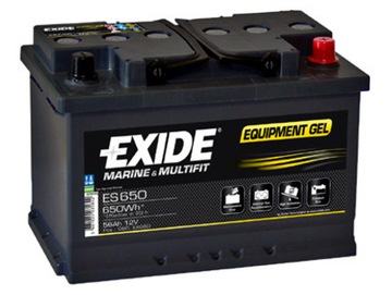 Akumulator Exide ES 650 12V 56Ah 650Wh 410A