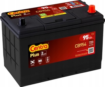 AKUMULATOR CENTRA PLUS P+ 95AH 720A