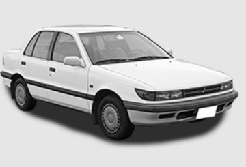 MITSUBISHI LANCER IV REPERATURKA BŁOTNIKA LE 88-92