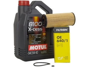 MOTUL 8100 X-CESS 5W40 5L+FILTR OLEJU OE640/1