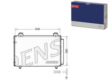 DENSO SKRAPLACZ KLIMATYZACJI TOYOTA AVENSIS 1.6-2.
