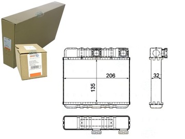 BEHR-HELLA NAGRZEWNICA BMW E46 98- BEHR HELLA