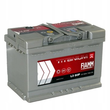 Акумулятор FIAMM Titanium Pro L3 80P 12V 80ah 730a