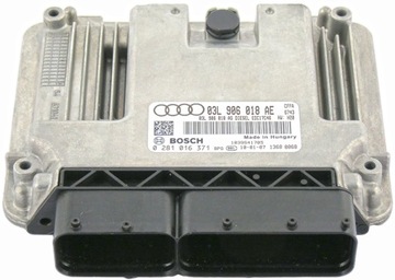 Компьютер ЭБУ AUDI A3 2.0 TDI 03L906018AE 0281016371