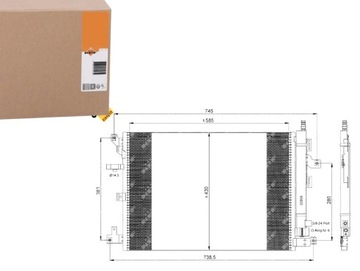 SKRAPLACZ KLIMATYZACJI VOLVO XC90 02- NRF