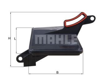 MAHLE ORIGINAL HX 188 гідравлічний фільтр, автомати