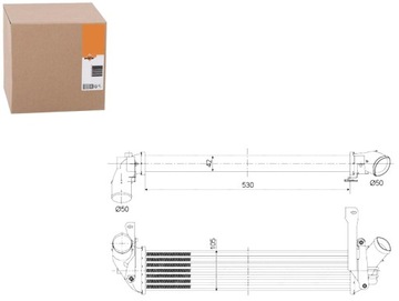 NRF ИНТЕРКУЛЕР RENAULT KANGOO 05-08 1,5 DCI NRF