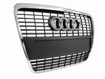 Полная решетка бампера AUDI A6 C6 2004-2008R