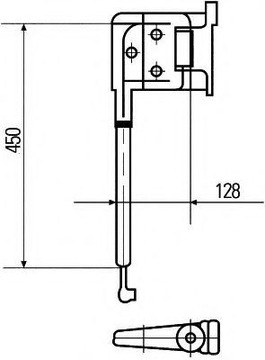 Крепление зеркала Hella 8HG503009022