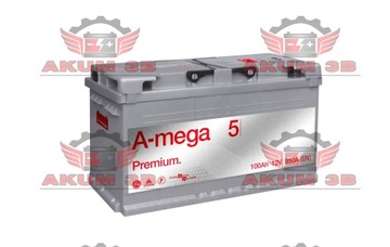 Akumulator AMEGA Premium 100Ah 950A Odlewane płyty