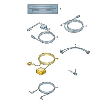 000051502g Volkswagen OE GPS Навігаційна антена