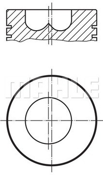 Поршни MAHLE 009 89 00