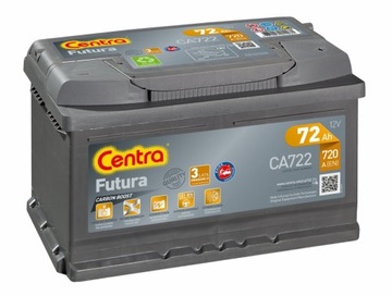 ЦЕНТРИ FUTURA CA722 72AH 720A P+