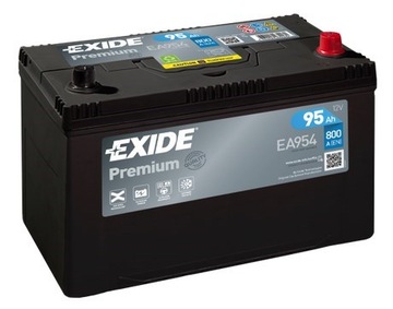 AKUMULATOR EXIDE PREMIUM 95AH 800A DOJAZD+WYMIANA