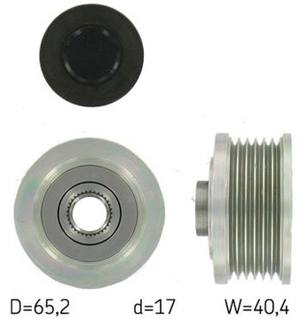 КОЛЕСО АЛЬТЕРА.FIAT PUNTO, STILO 1.9 JTD 04 - / / SKF/