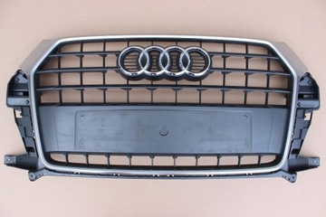 Решітка радіатора хром Audi Q3 8u0 FL lift 14-18