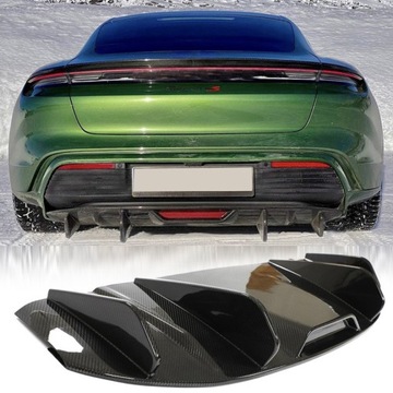 Carbon Спойлер Дифузор Porsche Taycan