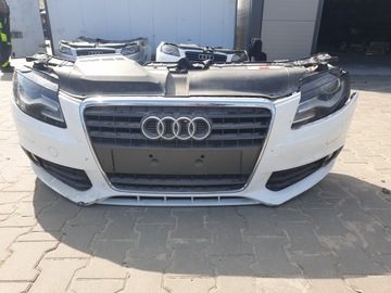 AUDI A4 B8 PAS PRZEDNI PRZÓD KOMPLET ZDERZAK LAMPY