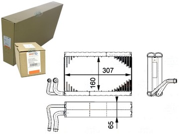 ВИПАРНИК КОНДИЦІОНЕРА BEHR HELLA 64116946043 64116