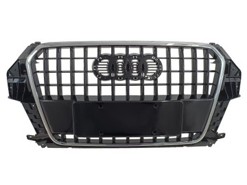 GRILL ATRAPA AUDI Q3 I 8U0 2011r-15r CZARNY POŁYSK