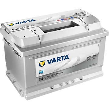 Акумулятор VARTA SILVER DYNAMIC E38 74Ah 750a