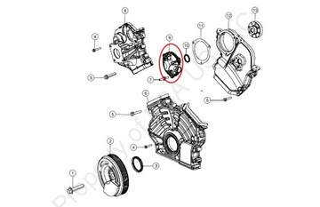 Кришка сепаратора масла Jeep Grand Cherokee WKCRD