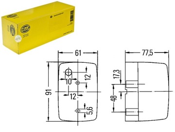 Сигнал поворота лампа MERCEDES T1 / TN 409 D (611.417.