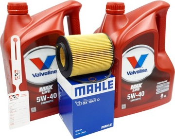 VALVOLINE MAXLIFE 5W40 2x4L FILTR BMW E46 M52 M54