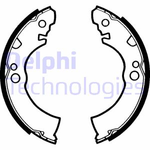 Delphi ls1289 набір гальмівних колодок