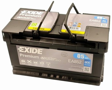 AKUMULATOR EXIDE PREMIUM 85AH 800A EA852