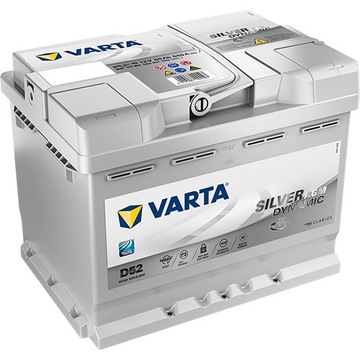 Батарея Varta Silver AGM D52 Start-Stop 60Ah