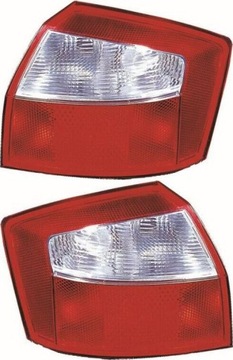 LAMPY TYŁ TYLNE AUDI A4 B6 '00-'04 KOMPLET DEPO