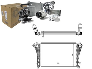 Інтеркулер AUDI A3 Q2 Q3 tt SEAT ATECA LEON LEON