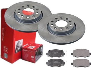 ДИСКИ КОЛОДКИ BREMBO ЗЗАДУ JEEP CHEROKEE KJ 278MM