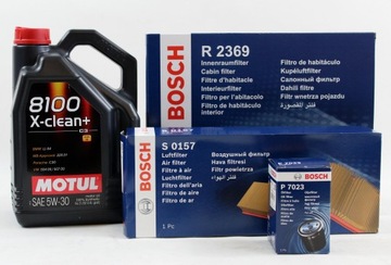 FILTRY + OLEJ MOTUL 5W30 AUDI A4 B8 2.0 TDI CGLC