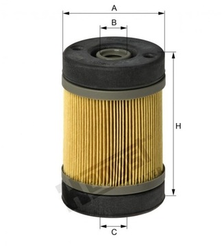 Wkład filtra mocznikowego Hengst E100UD160