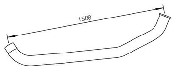 DINEX 47610 ВИХЛОПНА ТРУБА