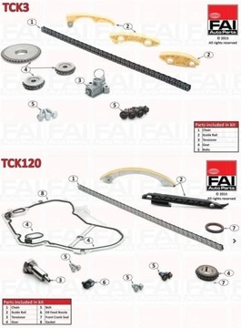 Rozrząd łańcuch rozrządu Alfa Romeo 159 2.2 JTS TC