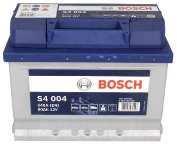 Аккумулятор 60Ah 540A SILVER S4 P + BOSCH новый