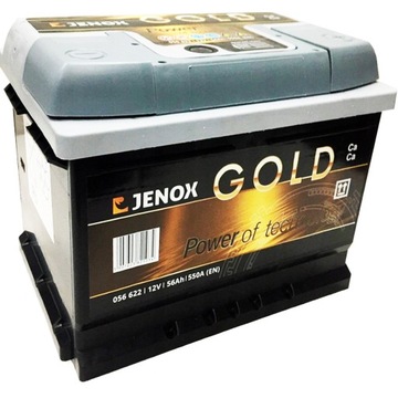 AKUMULATOR JENOX GOLD 56AH 570 P+ NISKI