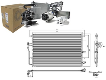 SKRAPLACZ KLIMATYZACJI MERCEDES SPRINTER 3 5-T (90