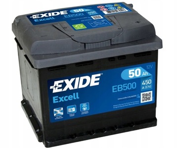 AKUMULATOR EXIDE EXCELL 50AH 450A ŚWIEŻY 50 AH