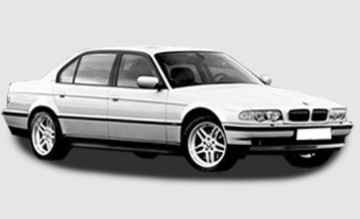 BMW 7 E38 REPERATURKA DRZWI LEWY TYŁ 94-01