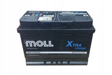 Аккумуляторная батарея Moll XTRA CHARGE 75AH 720A P+ BOCHNIA