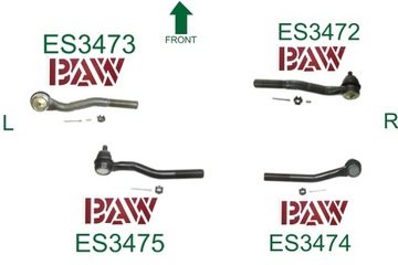 Поради 4pcs BAW JEEP GRAND CHEROKEE WJ WG 99 -